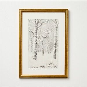Snowy Trees Framed Wall Art from Hearth & Hand™ with Magnolia